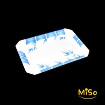 일회용생선용기 PSP트레이 초밥트레이 회포장용기 스티로폼용기 SS-18 대나무 500개, 1박스