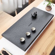 차판 오금석 사각 차트레이 퇴수기 다도 다기 찻상, 80x35x3cm
