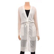 미니멈 MINIMUM 데일리 벨티드 롱가디건 MTBAKC5510-WH