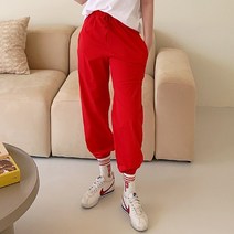 티데일리 썸모어 스판 밴딩 조거 팬츠 여성용 여름 트레이닝 바지