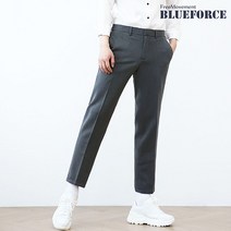 블루포스 제로먼 9부 옆밴딩 슬렉스 베이직핏 캐주얼 정장바지 빅사이즈 남자슬랙스