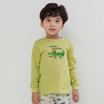 삐삐롱 선한영향력퍼니크록 오가닉 자카드 9부 상하세트