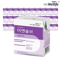 대상웰라이프 이엔솔브 300TF 아셉틱 민감한 경관급식 영양식, 30팩, 200ml