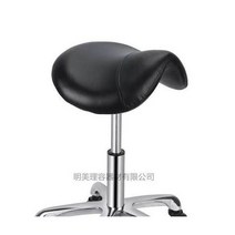 자세교정의자 새들체어 안장스툴 다용도스툴 미용스툴 바 디자이너 승마 사무직원 의자 125095, 블랙_