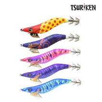 쯔리겐 23년형 케이무라 에기스타 2.5호(에기스타 드로퍼 추가 미루드레곤)/케이무라에기/한치 무늬오징어 갑오징어, 2.5호, 케이무라보라색불꽃(DP-2)