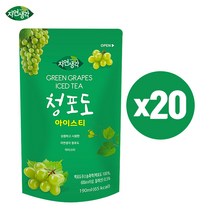 자연생각 청포도 아이스티 190mlx20팩