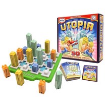 초등 놀이학습교구 유토피아 1인용 보드게임 여행 창의력발달 추리 IQ