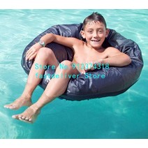 자이언트 구름 빈백 물방울 폴리에스터 휴대용 현대 방수 야외 해변 부동 콩 가방, 회색