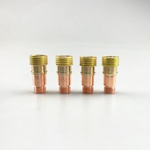 1+1 TIG 17GL 콜레트 바디 스텁 가스 렌즈 Lenz 커넥터 (PTA DB SR WP-17/18/26 토치 용접 액세서리 용 메, 04 3.2mm, 04 3.2mm