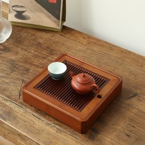 호화랑 차트레이 다기세트 다도 대나무 저수식 대만죽제다반 db017, A.정방형다반, 1개