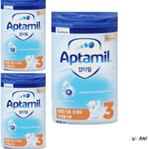 압타밀 3단계 분유 프로누트라 어드밴스 HMO 800g 3개, 압타밀 어드밴스 HMO 3단계 분유 3캔