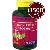 Carlyle Tart Cherry Extract 칼라일 타트 체리 엑스트랙트 7000mg 200캡슐, 1개, 1