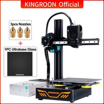 3D 프린터 Kingroon kp3s 고정밀 인쇄 업그레이드 diy fdm 키트 터치, 협력사, kp3s3.0 노즐 유리