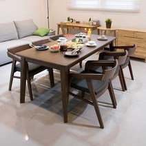 케인 고무나무 원목 6인 식탁세트, 의자형2 (의자6)