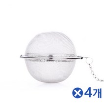 DXS978431고리달린 원형 스텐 차거름망 다시망 9cmx4개 티필터, 본상품