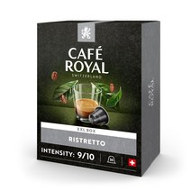 커피 캡슐 카페 로얄 Ristretto 네스프레소 커피 머신용 캡슐 36개 - 강도 9/10 UTZ 인증 알루미늄, 한개옵션0