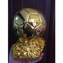 트로피 미니 우승 시상식 졸업 골프 축구 트로피 15cm 24cm 골든 볼 트로피 발론 도르 축구공 최고의 축구, 01 24cm height