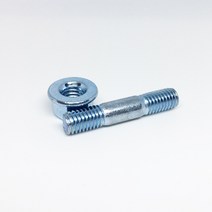 육각 너트 양방향 나사 볼트 플랜지 플레이트 수리 공구 교체, B) 나사