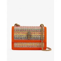 쇼디치 스몰 라피아 크로스 백 오렌지 KURT GEIGER LONDON