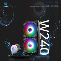 쿨맥스 CPU 수냉쿨러 AID W240-aRGB PWM + 5V Addressable RGB Sync Cable