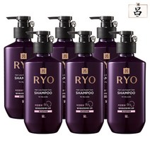 New 려 자양윤모 9EX 탈모전문 중건성샴푸 400ml 무배, 6개