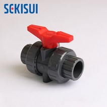 U-PVC ANSI 유니온 볼밸브 EPDM SOC[본딩] 3/4(20A), 1개
