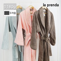 라프렌다 프리미엄 모달 바스가운 로브 호텔 고급 샤워 목욕가운 홈웨어, XL, 핑크