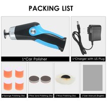차량광택기 KKmoon-60W 자동차 전기 미니 광택기 8500RPM 청소 왁싱 기계 표면 스크래치 수리 도구, 04 Type 4