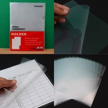A4 12P 엘자파일 엘화일 L홀더파일 투명L파일 L화일