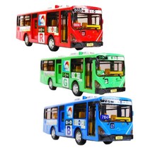 2살아기 소리나는 시내버스 장난감차 오감발달 보육기관 역할극 작동차 BUS