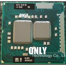 CPU 코어 노트북 i3-350m i3 350m 소켓 g1 cpu 3m 코어, 없음