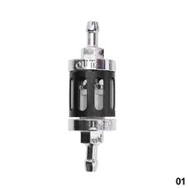 8mm0.31quot cnc 알루미늄 합금 유리 오토바이 가스 연료 가솔린 오일 필터 moto 액세서리 atv 먼지 구덩이 자전거 오토바이, 검은색