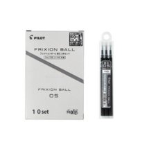 프릭션 노크볼펜용 리필심 0.5mm 3p, 블랙, 5개