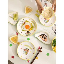 짱구 면기세트 [세라믹 ] 식기세트 선물 세트 짱구 식기세트 AN-Y02, E