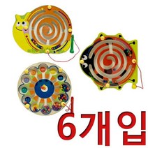 [에이치플러스몰] 소근육발달 집중력이 향상되는 자석퍼즐 X 6개입, 타입:DY 바다통상 원목자석퍼즐 / 모양:무당벌레6개입
