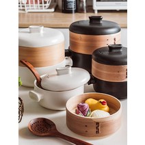 편백찜 떡시루 포온 미니 사각소쿠리 가정용 소형 찜, 1.5L 흰색 찜통(찜기 천 포함)