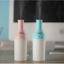 귀여운 보틀형 USB 미니 가습기 책상용가습기 책상, 핑크
