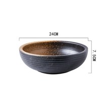 면기 세라믹 초대형 호텔 국그릇 산채소 생선그릇 물끓이기 슈퍼빅 특대형 밀가루반죽 14인치 빅그릇, T11-시황 9.5인치(적합사용 1-3)