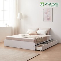 우아미가구 모노 네지아 3서랍수납형 본넬양면 SS 침대 DM5313, 메이플