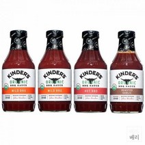 Kinder's Sauce Variety 킨더스 BBQ 바베큐 소스 4종 세트, 561g