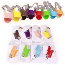 소형견 짖음 물음 방지 훈련용 실리콘 입마개 L 애견, 하늘