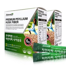 건강을더하다 프리미엄 차전자피 식이섬유 차전차피 분말 변비개선 쾌변 보충제, 6g, 60포