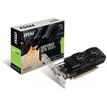 일본배송 MSI GeForce GTX 1050 Ti 4GT LP그래픽 보드 LP모델 VD6238-MSI, 1