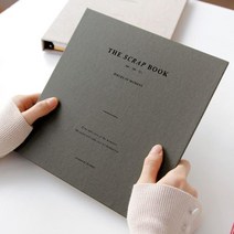 고급감성 여행기록용 스크랩북 스프링 책만들기 양장, 오트밀