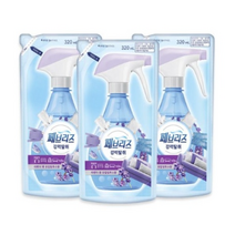 페브리즈 섬유탈취제 라벤더유칼리툽스 향 320ml 리필 3개 t, 라벤더유칼