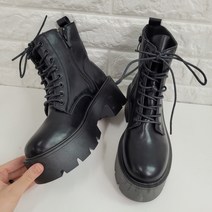 데일리 초경량 통굽 워커 부츠(6cm 2color)