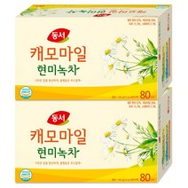 동서 캐모마일 현미녹차 80Tx2개 총160T, 1개