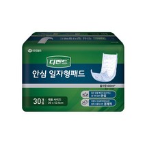 디펜드 안심 일자형패드 30매 X6팩 /성인용기저귀, 단품, 30개