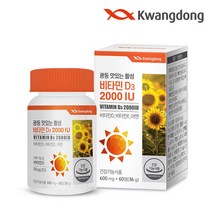 광동생활건강 광동 활성 비타민D 2000IU 6병 12개월 츄잉정, 상세 설명 참조, 단일옵션