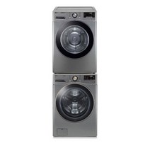 LG 트롬 드럼 세탁기(24kg)＋건조기(19kg) 세트 F24VDAP-9VN (F24VDAP ＋ RH19VTAN) (모던스테인리스)